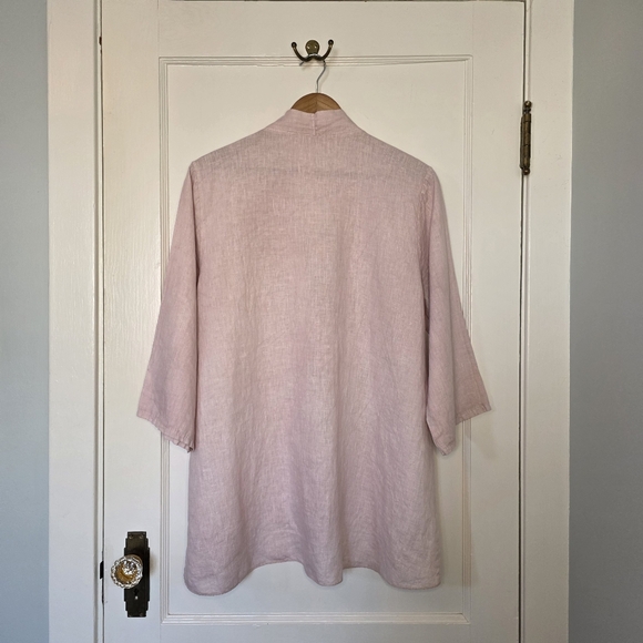 Pure Venice Linen Top – Size XL – Pink - Picture 4 of 5